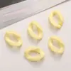 Cierres de Cadena Abierta Coloridos Acrílicos para Manualidades, Accesorios para Bolsos, Cadenas para Pendientes, Materiales para Cadenas de Llaveros, Accesorios para Colgantes al por Mayor