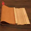 Tapete de Bambu Natural para Chá Acessórios para Cerimônia do Chá Porta-copos Tapete de Bambu para Chá Conjunto de Chá Estilo Japonês Porta-copos com Isolamento Térmico Bandeira de Chá
