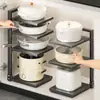 Estantes de Almacenamiento para Ollas Cuidadosamente Seleccionados, Estantes para Ollas para Gabinetes, Estantes de Almacenamiento para Cocina, Estantes de Almacenamiento Multifuncionales de Múltiples Niveles