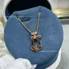 Colar Versátil de Luxo de Alto Padrão em Ouro 18K com Fecho de Ferradura Fred, Presente para Namorada ou Melhor Amiga