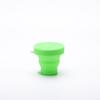 Copo Dobrável de Silicone para Exterior 250ml Cor Pura Copo de Bebida Telescópico Resistente a Altas Temperaturas Silicone Copo para Enxaguar a Boca Estilo Opcional