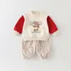 Conjunto de Primavera para Niños 2026 Nuevo Estilo Algodón Grado A Lindo Dibujo Animado Casual Elegante Conjunto de Dos Piezas de Primavera para Bebés
