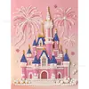 Kit de Material DIY para Pintura com Pérolas, Pintura Decorativa para Hall de Entrada, Estudo e Sala de Estar, Criativo Feito à Mão com Toque de Luxo