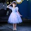 Novo Vestido de Verão da Princesa Elsa para Meninas Capa Infantil Vestido de Verão Vestido Brilhante Roupa Infantil Fabricante de Vestidos