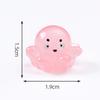 Elefante bebê fofo, hipopótamo, urso polar, pequeno animal adorável, decorações faça você mesmo, acessórios de saco surpresa, enfeites pequenos para mesa ou carro.