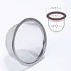 Colador de té Filtro de té Filtro para tetera Filtro de acero inoxidable Filtro de hojas de té Kung Fu Estilo japonés Pequeño Transparente