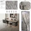 Losa de Roca Mate 1200*2700*9mm con Molde Cóncavo-Convexo y Superficie de Grano Seco con Brillo Fino para Pared, Piso, Encimera, Isla y Paneles Curvados en Caliente