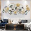 Decoración de pared de lujo, accesorios de pared de hierro tridimensionales, sofá, fondo, pared, porche, dormitorio, colgante de pared, fuente, fabricantes
