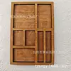 Bandeja de Almacenamiento Dividida de Madera, Caja de Almacenamiento para Cartas de Tarot y Hierbas de Cristal, Bandeja para Ceremonias de Altar, Múltiples Especificaciones Disponibles