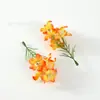 Cabezas de Flores Mixtas Boda DIY Hechas a Mano Artificiales Falsas Flores Decoración Coloridas Flor de Cinco Pétalos Pared de Flores Arreglo Accesorios Flores Materiales de Flores