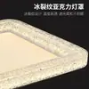 Lámpara Minimalista Italiana para Sala de Estar 2025 Moderna Elegante Lujo Ligero Lámpara para Vestíbulo Patrón Creativo de Grietas de Hielo Lámpara de Techo para Dormitorio