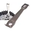 Chave de pedivela de bicicleta de montanha ferramenta de remoção de parafuso de coroa ferramenta de parafuso de uma palavra para coroa