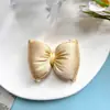 Novos Acessórios DIY Laço Algodão Preenchido Tecido Acessórios Laço Estéreo Acessórios para Roupas Nó de Almofada Cetim Lote