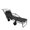 Carro Plegable Reclinable para Exteriores Wilderness, Carrito de Campamento Específico para Camping, Carrito de Puesto Portátil, Carrito de Arrastre Plegable Reclinable para Campamento