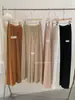 Pantalones de Mujer 2026 Verano Nuevos Casuales Sueltos de Cintura Alta con Caída Suaves de Pierna Ancha para Mujeres Petites Ropa de Verano