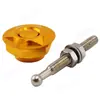 Piezas de modificación de coche transfronterizas Cerradura de tapa de motor tipo botón mini de 30 mm Hebilla de cierre de contorno para tapa de motor modificada