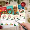 Tarjetas de invitación para fiesta navideña transfronteriza Feliz Navidad Fiesta de Año Nuevo Tarjetas de felicitación navideña