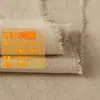 4831 Tela de Lino con Patrón Martin para Bolsos, Zapatos, Almohadas, Cojines, Sofás, Bolsos de Mano, Yute, Cáñamo Natural