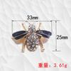 Clip de metal con diamantes de imitación para manualidades, suministro transfronterizo, zapatos personalizados, flores, accesorios decorativos para equipaje, clip de abeja perlada