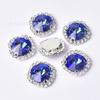Venta al por mayor del fabricante 10,12,14,16mm Redondo Satélite Diamante de Imitación Borde Cosido a Mano Diamante DIY Adorno para la Cabeza Accesorios para el Cabello Accesorios para Zapatos
