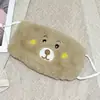 Máscara Quente de Inverno, Máscara Fofa de Pelúcia de Urso, Máscara à Prova de Vento e Frio com Vento Doce para Uso Externo para Homens, Mulheres e Crianças