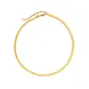 Colar Camadas Corrente Osso de Cobra Aço Inoxidável Ouro 18K Estilo Europeu Moda Pingente Oval Corrente Torcida Colar Clavícula