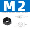 Aço Inoxidável 304 Preto Eletroforético Porca Sextavada Padrão Tampa de Parafuso M2 M2.5 M4 M5 M6 M8 M10-M20