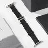 Adecuado para Correa de Apple Watch Piel Genuina Apple Iwatch1109Ultra3 Hermes Correa Delgada de Cintura Pequeña
