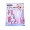 Kit de Cuidados para Bebê Shampoo para Bebê Pente para Banho Combinação Produtos Maternos e Infantis Tesoura de Unha para Bebê Conjunto de 5 Peças