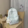 Mochila escolar nueva de gran capacidad estilo japonés 2026, estilo universitario, alta apariencia, diseño de cielo estrellado, mochila ligera y que reduce la carga para secundaria y preparatoria