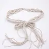 Cinto trançado feminino estilo étnico nó de corda de cera retrô cinto trançado moda casual uma geração de cabelo