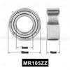 Rolamento miniatura de aço inoxidável pequeno rolamento SMR105-2RS L-1050ZZ rolamento giratório de alta velocidade 5*10*4mm