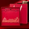 Calendário de Mesa em Couro 2026 High-End Personalizado para Escritório Desktop Criativo Calendário 2026 Ano do Cavalo Calendário de Mesa Caixa de Presente Personalizado
