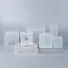 Caja de Embalaje Transparente de PVC Personalizada por el Fabricante Caja de PP Escarchado Caja de Plástico PET Ecológica para Alimentos con Logotipo Personalizable