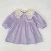 Liquidación Vestidos para Niñas Estilo Coreano Lazo Bordado Ropa de Bebé Estilo Primavera y Otoño Mameluco para Bebé Niña Outfits para Hermanas