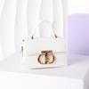 Bolso de Mano de PU de Moda para Mujer, Bolso Pequeño Cuadrado de Hombro Cruzado, Versátil y Elegante, Bolso de Mano para Guardar Cosas de Niños, Almacenamiento Ligero