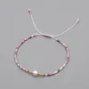 Pulsera de Perlas Nueva de Amazon Transfronteriza, Moderna, Personalizada, Sencilla, Ligera y Lujosa, Joyería de Mano a Juego para Mujer, Estilo Hermoso y Casual