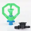 Microaspersor Rotativo Automático de 360 Graus para Irrigação, Adequado para Jardins, Estufas e Aspersores de Flores Suspensos
