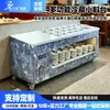 Mesa refrigerada para condimentos para restaurantes de hot pot, mesa de condimentos para restaurantes comerciales, mesa de condimentos para buffet para restaurantes de barbacoa, mesa para salsas para mojar