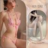 Huaxiao Qqny Novo Sexy Três Pontos Lingerie Sexy Não Precisa Tirar Biquíni Abertura na Virilha Tentação Roupa Feminina Plus Size
