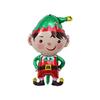 Globos de Navidad Árbol de Navidad Muñeco de Nieve Navideño Mini Árbol de Navidad Globos para Diseño de Fiesta Navideña