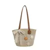 2026 Bolso Cesta Estilo Francés Playa Costera Modelo Nuevo Bolso Tejido Pastoral de Hombro Único Bolso Tote de Gran Capacidad para Mujer
