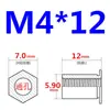 Tornillos Pasantes Remachables de Acero Inoxidable 304, Tornillos Hexagonales, Columnas Pasantes de Placa de Presión, Columnas para Lámina M2M2.5M3M4M5M6