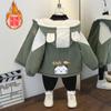Procesamiento y Personalización Parka de Invierno para Niños 2025 Ropa de Algodón Grueso de Terciopelo para Niños, Hombres y Mujeres Ropa Cálida de Algodón para Bebé