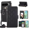 Funda para Google Pixel 11Proxl con Soporte para Tarjetas y Espejo, Estuche Protector de Cuero para Google 10A
