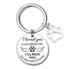 Letras de Amazon perro mascota conmemorativo acero inoxidable llavero mascota colgante fabricantes en stock Amazon transfronterizo