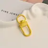 Fecho de Porta Pintado Colorido Chaveiro de Liga Colorido Doce Acessório DIY Feito à Mão Pingente para Bolsa de Boneca Clipe para Cachorro