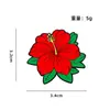Broche de Flor Rosa Planta Presente de Dia dos Namorados Margarida Branca Insígnia Desenho Animado Acessórios para Roupa Medalha