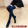 Meias japonesas de over-the-knee para primavera e outono, meias torcidas femininas, meias de algodão, estilo acadêmico, meias finas de cano alto, atacado