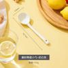 Cuchara pequeña de cerámica estilo japonés cuchara cuchara cuchara cuchara para arroz de alto valor mate cuchara de mango largo postre cuchara pequeña venta al por mayor